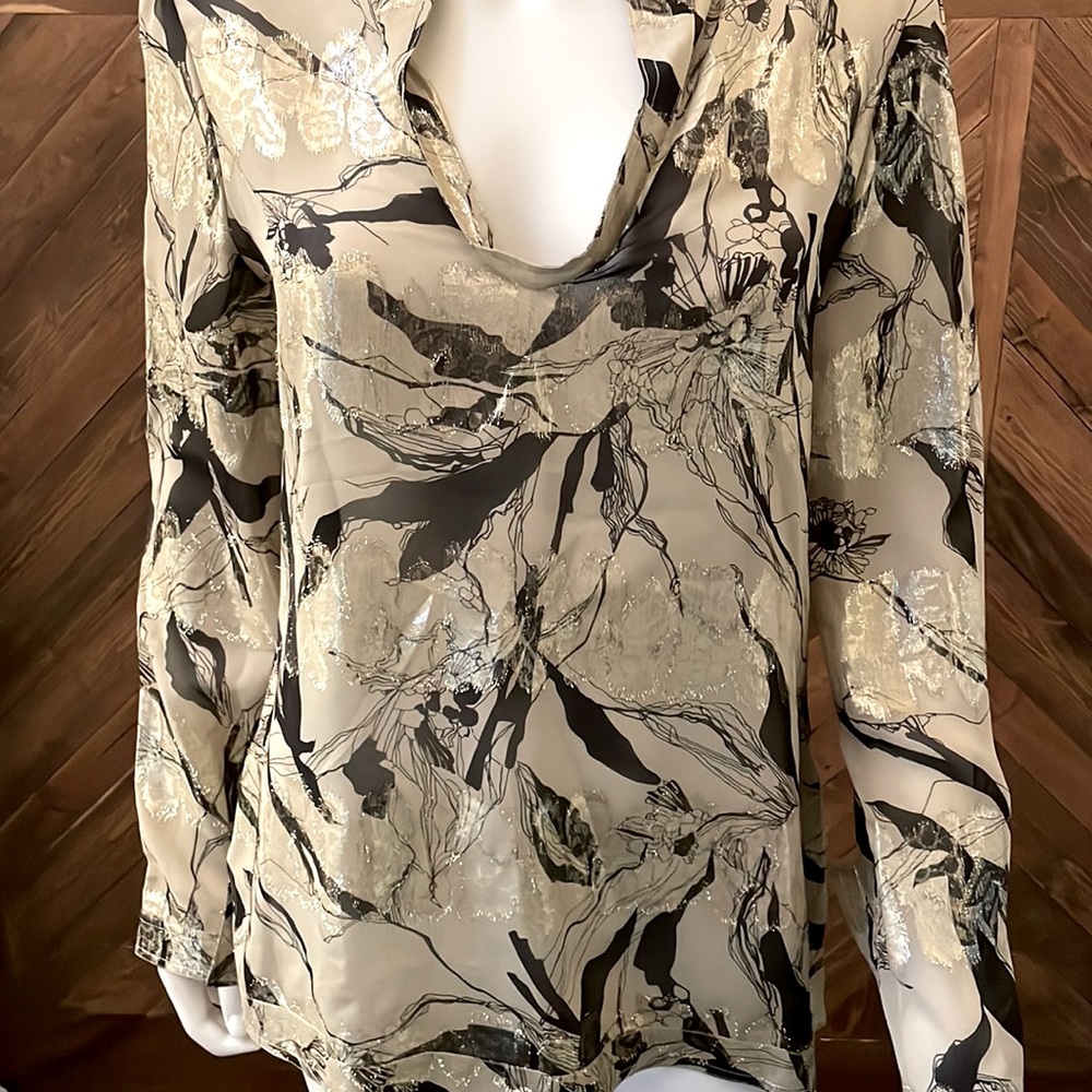 Georgeous black and gold Tory Burch Tunic